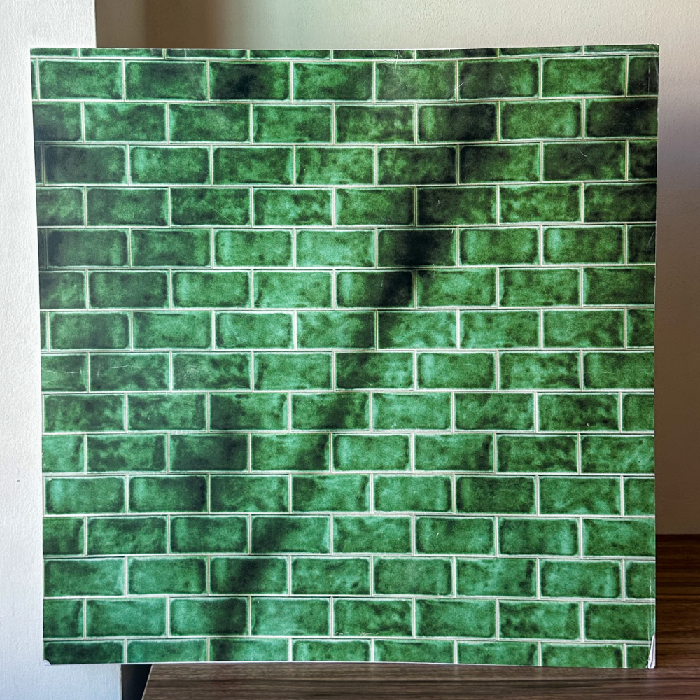 Azulejo verde rectangular 60x60