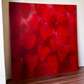 fondo corazones 60x60cm