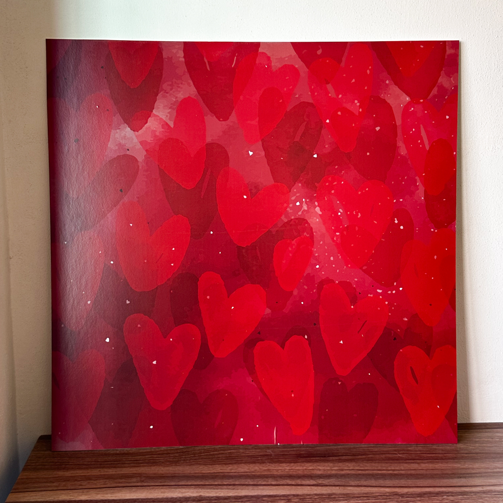 fondo corazones 60x60cm