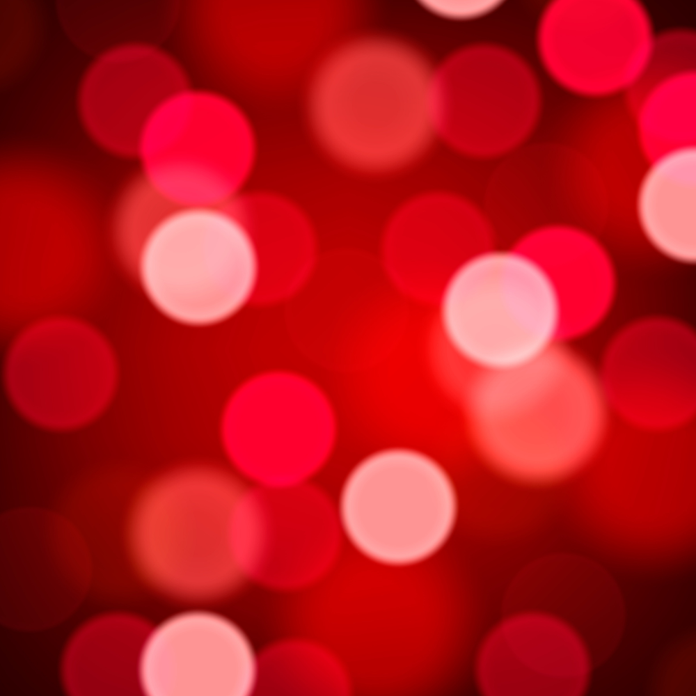 Luces rojas bokeh 60x60
